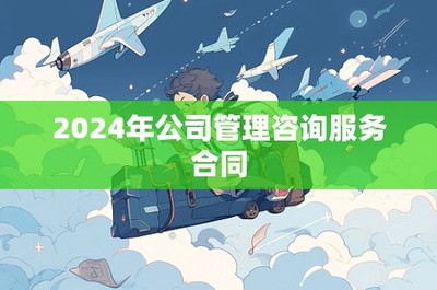 2024年公司管理咨询服务合同